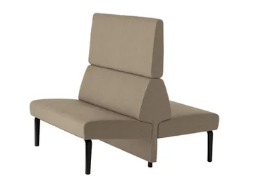 AMBIT 1066 - Fabric bench seating with back by Et al. - view 2